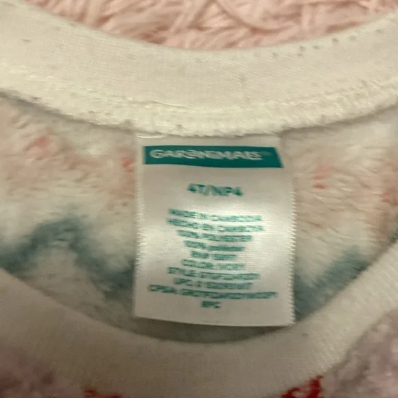 Girls 4T fleece printed sweater - Picture 4 of 4